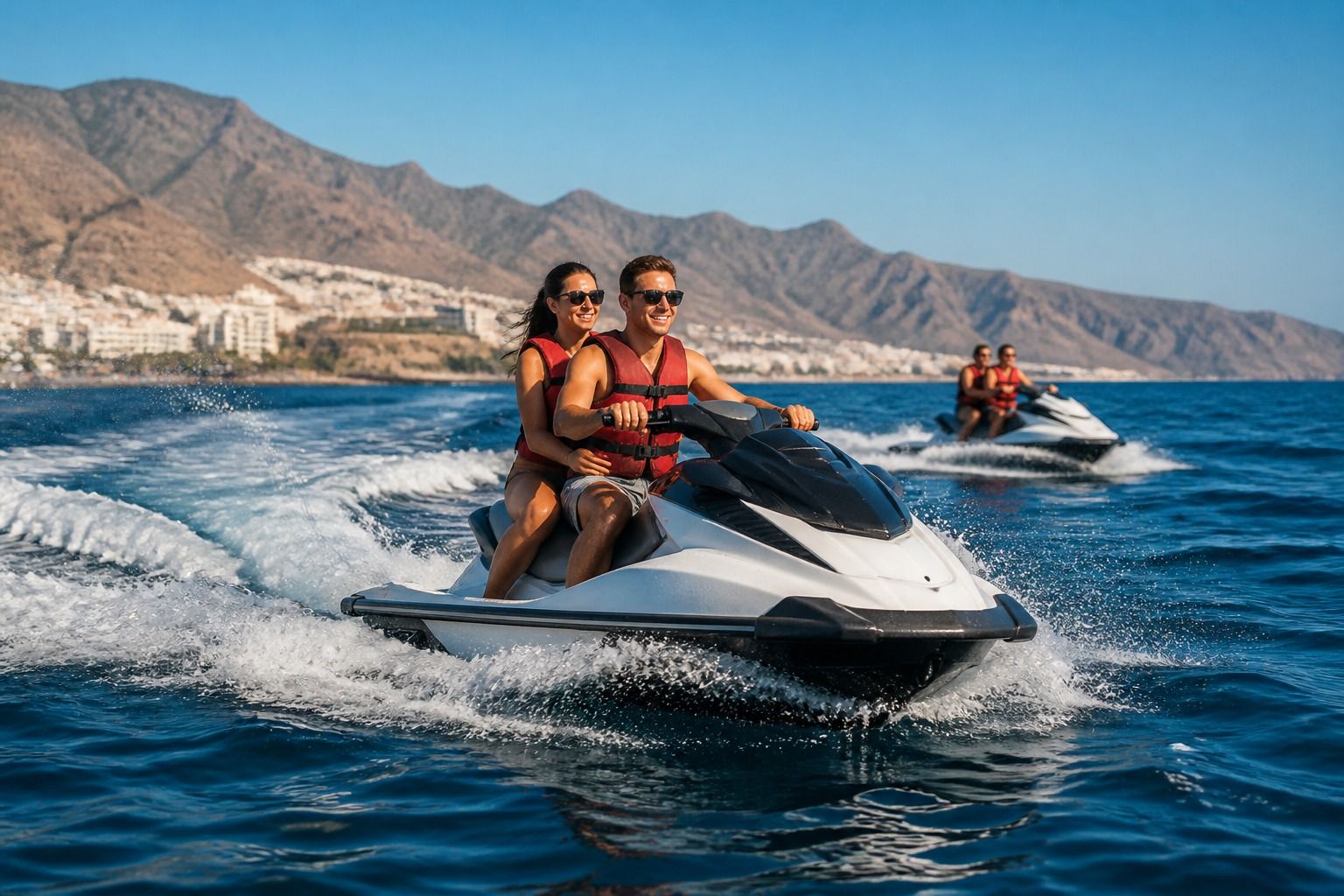 Two-Person Jet Ski Tenerife: Single, Double, Driver, and Passenger Choices